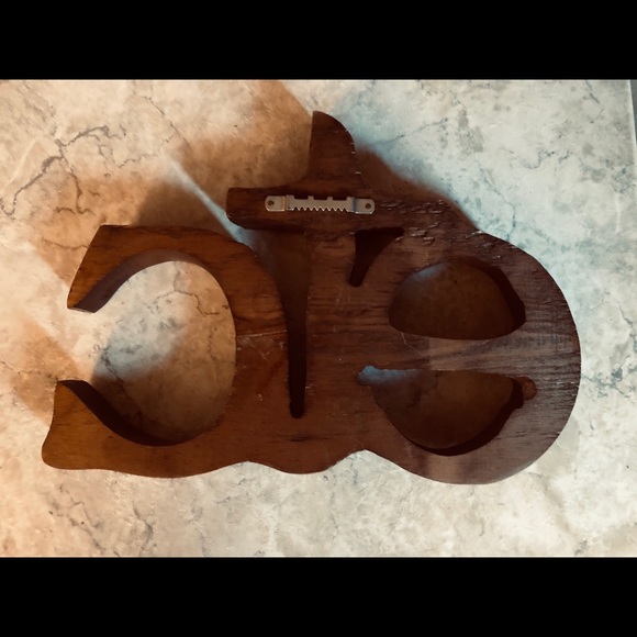 Beautiful Hand Carved Solid Wood ETC Sign - Picture 5 of 5